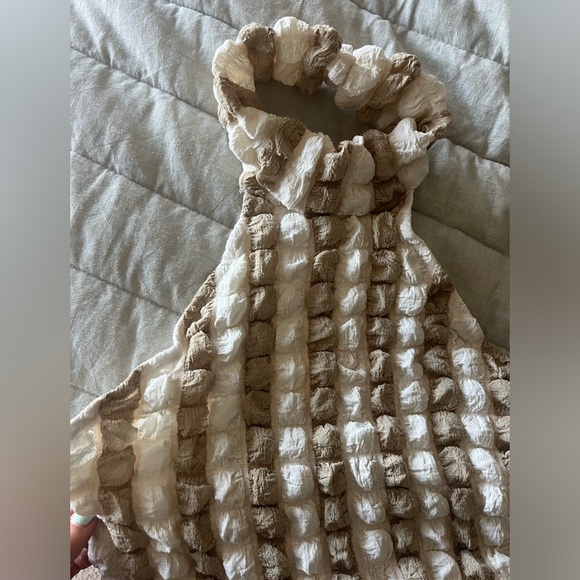 NWT Textured Halter Dress - Picture 6 of 6